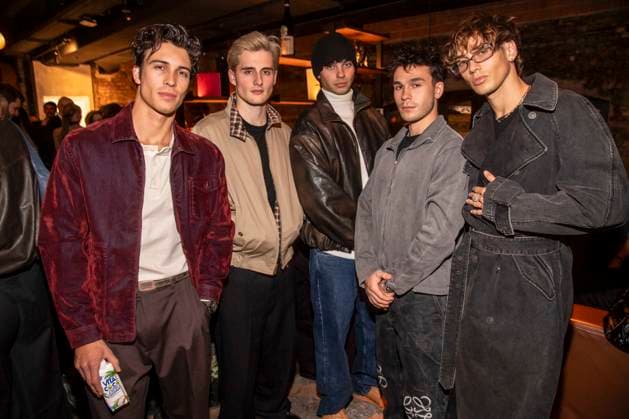 Bene Schulz, Luis Freitag, Julien Brown, Tim Schaecker und Bene Schulz zu Gast in der Traumfabrik Babelsberg und Kreisfilm Party in der Fotografiska Berlin bei der Berlinale 76. Internationale Filmfestspiele am 17.02.2026 in Berlin Berlin Deutschland