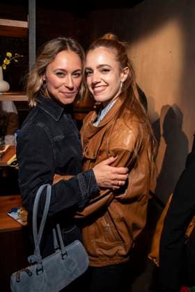 Sina Tkotsch und Begleitung Eva zu Gast in der Traumfabrik Babelsberg und Kreisfilm Party in der Fotografiska Berlin bei der Berlinale 76. Internationale Filmfestspiele am 17.02.2026 in Berlin Berlin Deutschland