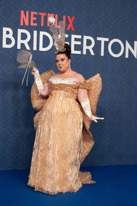 Bridgerton Season 4 Madrid Masquerade Ball in Madrid, Spain - 17 Feb 2026 Lala Chus attends the Bridgerton Masquerade Ball Photocall at Casino de Madrid. Madrid Spain Copyright: xAtilanoxGarciax xSOPAxImagesx photos05572