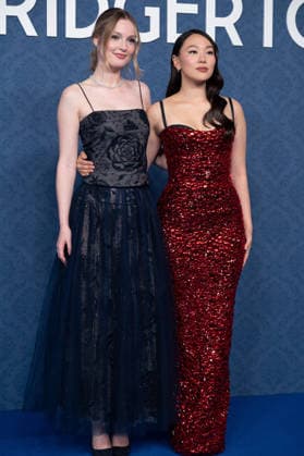 February 17, 2026, Madrid, Spain: Hannah Dodd and Yerin Ha attend the Bridgerton Masquerade Ball Photocall at Casino de Madrid. Madrid Spain - ZUMAs197 20260217_aaa_s197_437 Copyright: xAtilanoxGarciax
