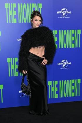 Celebrities attend the London premiere of The Moment Featuring: Sarah New Where: London , United Kingdom When: 17 Feb 2026 Credit: Nils Jorgensen INSTARimages EDITORIAL USE ONLY. NOT FOR USE BY NEWSPAPERS BASED IN THE UK. Copyright: xx instar55480444