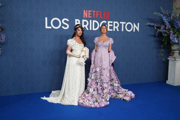 Mar Flores at photocall for premiere tv show Baile de Mascaras: The Bridgerton in Madrid on Tuesday, 17 February 2026. Cordon Press 