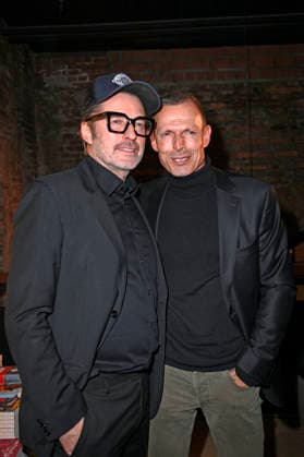 Bruno Eyron und Michael Zechbauer bei der Traumfabrik Babelsberg & Kreisfilm Party im Rahmen der Berlinale 2026 in der Fotografiska Berlin. Berlin, 17.02.2026
