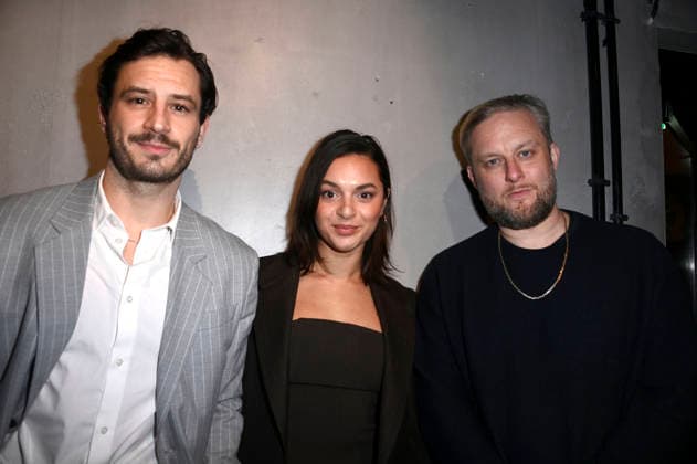 Jaime Krsto Ferkic, Taneshia Abt und Fatoni bei der Traumfabrik Babelsberg & Kreisfilm Party im Rahmen der Berlinale 2026 in der Fotografiska Berlin. Berlin, 17.02.2026