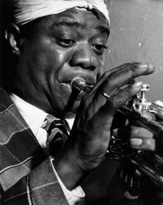 RECORD DATE NOT STATED Louis Armstrong 1946 Photo by William P. Gottlieb ** I.V.M. EDITORIAL USE ONLY  Copyright: x