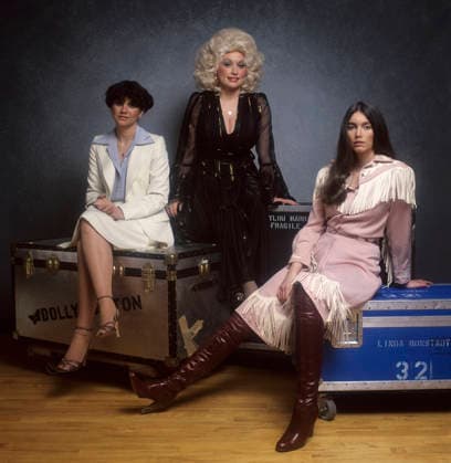 RECORD DATE NOT STATED Linda Ronstadt, Dolly Parton and Emmylou Harris 1978 EDITORIAL USE ONLY  Copyright: xEdxThrasherx