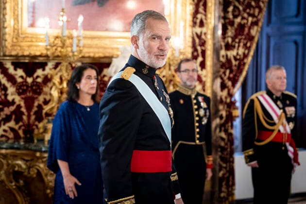 The King receives the Letters of Credence of the new ambassadors King Felipe VI receives the Letter of Credence of the new ambassador of the Republic of Haiti, Wooldy Edson Louidor, at the Royal Palace in Madrid, on February 18, 2026, in Madrid Spain The King receives today the Letters of Credence of the new ambassadors of Haiti, Japan, Malaysia, Greece, Uruguay, Bulgaria and the United States 18 FEBRUARY 2026 A Pé Madrid Madrid Madrid Espana  Copyright: xA.xPÃ rezxMecax 7302109
