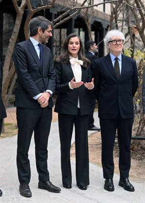 Queen Letizia attends the official presentation of the Alliance for Wool Ernest Urtasun, Minister of Culture, Queen Letizia and Alberto Fesser, President of La Fábrica and Fundación Contemporánea, during the official presentation of the Alliance for Wool, which will be held as part of the Madrid Design Festival 2026, held at the Institución Libre de Ensenanza, on February 18, 2026, in Madrid Spain ALLIANCE FOR WOOL POLITICS MONARCH MONARCH QUEEN José José Madrid Madrid Madrid Spain  Copyright: xJosÃ xOlivax 7302322