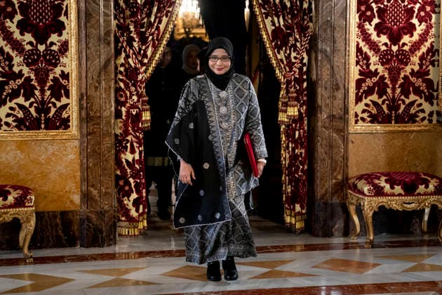 The King receives the Letters of Credence of the new ambassadors King Felipe VI receives the Letter of Credence of the new ambassador of Malaysia, Haznah Binti Md Hashim, at the Royal Palace in Madrid, on February 18, 2026, in Madrid Spain The King receives today the Letters of Credence of the new ambassadors of Haiti, Japan, Malaysia, Greece, Uruguay, Bulgaria and the United States 18 FEBRUARY 2026 A Pé Madrid Madrid Madrid Espana  Copyright: xA.xPÃ rezxMecax 7302387