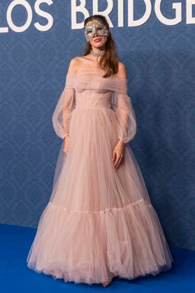February 17, 2026, Madrid, Madrid, Spain: Fashion influencer MERI TURIEL (Maria Turiel Soler) attend Bridgerton Season 4 Masquerade Ball Photocall at Casino de Madrid on February 17, 2026 in Madrid, Spain. Madrid Spain  - ZUMAc312 20260217_zsp_c312_305 Copyright: xOscarxManuelxSanchezx
