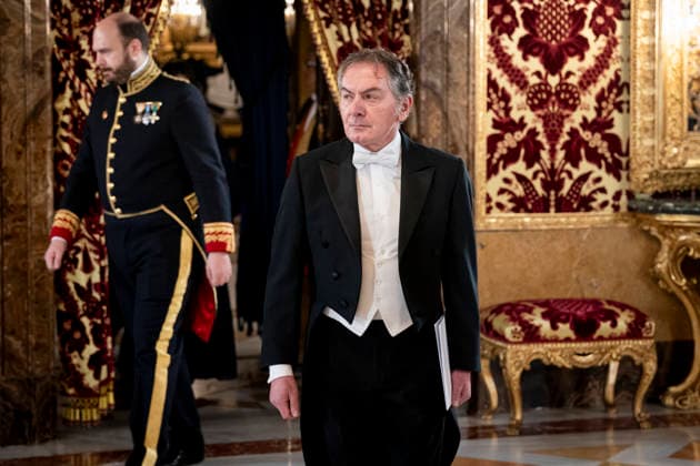 The King receives the Letters of Credence of the new ambassadors King Felipe VI receives the Letter of Credence of the new ambassador of the Hellenic Republic, Apostolos Baltas, at the Royal Palace in Madrid, on February 18, 2026, in Madrid Spain The King receives today the Letters of Credence of the new ambassadors of Haiti, Japan, Malaysia, Greece, Uruguay, Bulgaria and the United States 18 FEBRUARY 2026 A Pé Madrid Madrid Madrid Spain  Copyright: xA.xPÃ rezxMecax 7302475