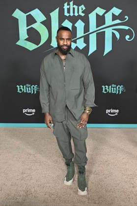 Terrence Terrell bei der Weltpremiere des Amazon Prime Video Films The Bluff im TCL Chinese Theatre. Los Angeles, 17.02.2026