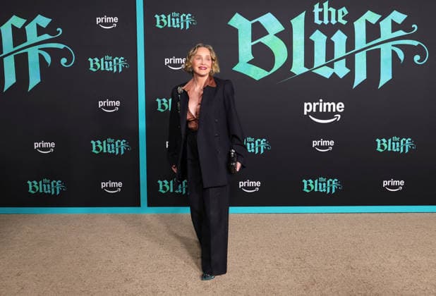 The Bluff Premiere - LA Sharon Stone, At The World Premiere Of Amazon Prime Video s The Bluff At TCL Chinese Theatre In Hollywood CA, USA on February 17, 2026. Photo by Fati S ABACAPRESS.COM Los Angeles CA United States  Copyright: xFatixSadou ABACAPRESS.COMx
