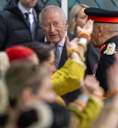 February 18, 2026, London, England, United Kingdom: King CHARLES III and Queen Camilla visit Barking Learning Centre Community and Family Hub. London United Kingdom - ZUMAs262 20260218_zip_s262_013 Copyright: xTayfunxSalcix