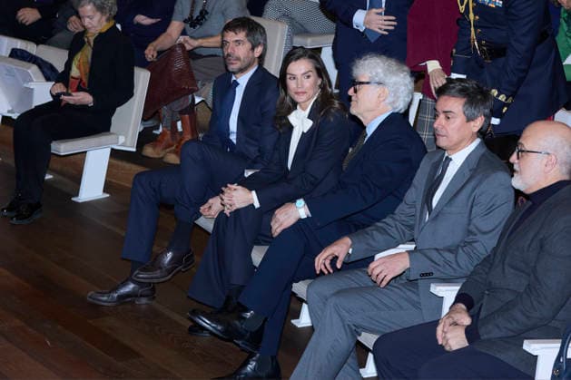 February 18, 2026, Madrid, Madrid, Spain: QUEEN LETIZIA of Spain attends the official presentation of the Ã¢â‚¬oeAlliance for WoolÃ¢ Madrid Spain - ZUMAc260 20260218_zep_c260_012 Copyright: xMikexChicorrox