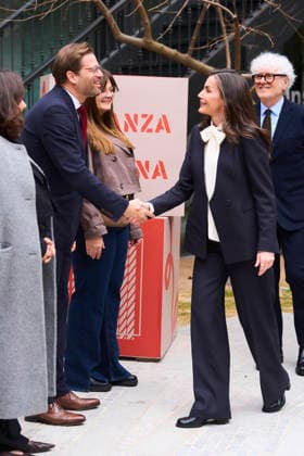 Queen Letizia attends Official presentation of the Alliance for Wool Queen Letizia of Spain, Adriana Dominguez attends Official presentation of the Alliance for Wool at Institucion Libre de Ensenanza on February 18, 2026 in Madrid, Spain Photo by IMAGO MPG Madrid Institucion Libre de Ensenanza Madrid Spain  Copyright: xMPGx
