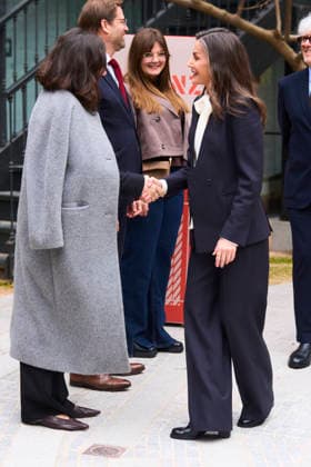 Queen Letizia attends Official presentation of the Alliance for Wool Queen Letizia of Spain, Adriana Dominguez attends Official presentation of the Alliance for Wool at Institucion Libre de Ensenanza on February 18, 2026 in Madrid, Spain Photo by IMAGO MPG Madrid Institucion Libre de Ensenanza Madrid Spain  Copyright: xMPGx