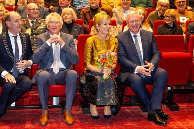 18-02-2026 Hengelo Queen Maxima attended the opening of the professional company KamaK Theater, working with actors with intellectual disabilities, in Hengelo. Â  Copyright: xPPEx