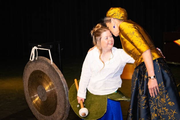 18-02-2026 Hengelo Queen Maxima attended the opening of the professional company KamaK Theater, working with actors with intellectual disabilities, in Hengelo. Â  Copyright: xPPEx