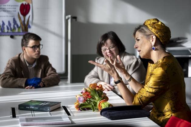 HENGELO, The Netherlands, 2026-02-18 13:50:25 HENGELO, February 18, 2026, KamaK Theater. Queen Maxima will open the new KamaK Theater in Hengelo. The professional company KamaK Theater works with actors with intellectual disabilities. With a team of directors, theater and music teachers, care workers, and a large number of volunteers, several productions are developed and staged annually. PHOTO: NLBeeld POOL Wouter de Wilde Credit: NL Beeld Patrick van Emst  Copyright: xx x