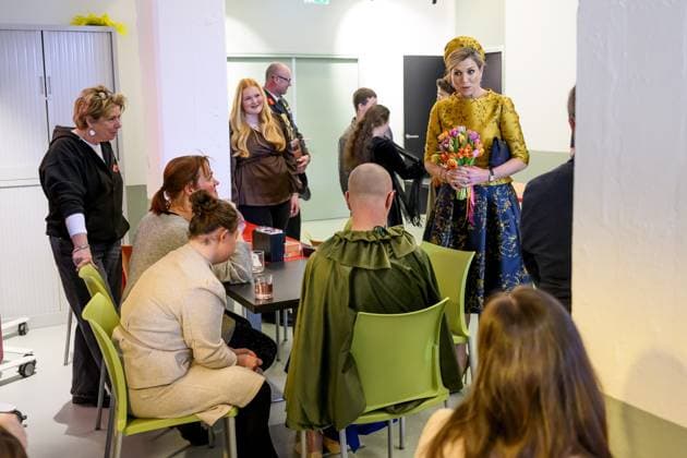 HENGELO, The Netherlands, 2026-02-18 13:45:30 HENGELO, February 18, 2026, KamaK Theater. Queen Maxima opens the new KamaK Theater in Hengelo. The professional company KamaK Theater works with actors with intellectual disabilities. With a team of directors, theater and music teachers, care workers, and a large number of volunteers, several productions are developed and staged annually. PHOTO: NLBeeld Patrick van Emst Credit: NL Beeld Patrick van Emst  Copyright: xx x