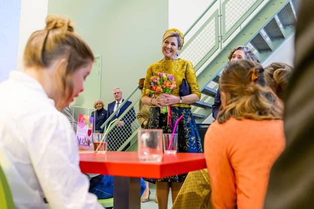 HENGELO, The Netherlands, 2026-02-18 13:46:36 HENGELO, February 18, 2026, KamaK Theater. Queen Maxima opens the new KamaK Theater in Hengelo. The professional company KamaK Theater works with actors with intellectual disabilities. With a team of directors, theater and music teachers, care workers, and a large number of volunteers, several productions are developed and staged annually. PHOTO: NLBeeld Patrick van Emst Credit: NL Beeld Patrick van Emst  Copyright: xx x
