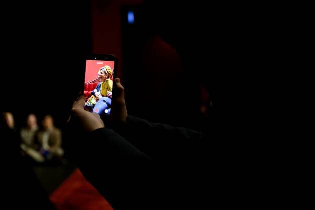 HENGELO, The Netherlands, 2026-02-18 14:07:22 HENGELO, February 18, 2026, KamaK Theater. Queen Maxima opens the new KamaK Theater in Hengelo. The professional company KamaK Theater works with actors with intellectual disabilities. With a team of directors, theater and music teachers, care workers, and a large number of volunteers, several productions are developed and staged annually. PHOTO: NLBeeld Patrick van Emst Credit: NL Beeld Patrick van Emst  Copyright: xx x