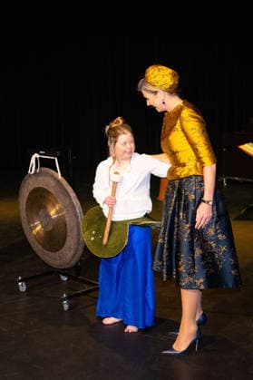 Queen Maxima at the opening of Theater KamaK. Hengelo, the Netherlands. 18 Feb 2026 Queen Maxima at the opening of the new theater of Theater KamaK in Hengelo. The professional company Theater KamaK works with actors with an intellectual disability. Hengelo The Netherlands  Copyright: xMischaxSchoemakerx