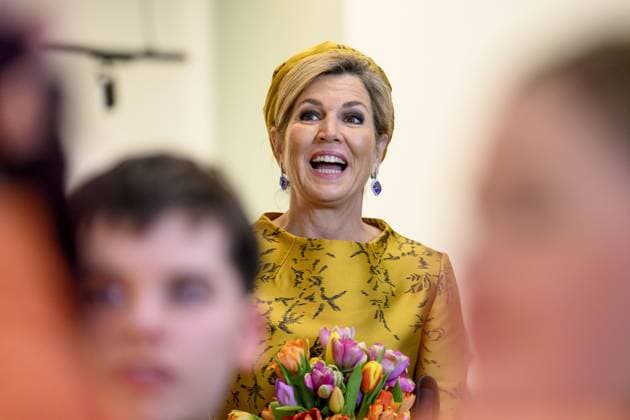 HENGELO, The Netherlands, 2026-02-18 13:45:51 HENGELO, February 18, 2026, KamaK Theater. Queen Maxima opens the new KamaK Theater in Hengelo. The professional company KamaK Theater works with actors with intellectual disabilities. With a team of directors, theater and music teachers, care workers, and a large number of volunteers, several productions are developed and staged annually. PHOTO: NLBeeld Patrick van Emst Credit: NL Beeld Patrick van Emst  Copyright: xx x