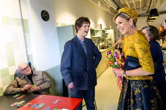 Queen Máxima Opens Theater for Actors With Disabilities - Hengelo Queen Máxima opens the new KamaK Theater in Hengelo. The professional company KamaK Theater works with actors with intellectual disabilities. With a team of directors, theater and music teachers, care workers, and a large number of volunteers, several productions are developed and staged annually. Netherlands, Hengelo, February 18, 2026, KamaK Theater. Photo by Bruno Press ABACAPRESS.COM  Copyright: xBrunoxPress ABACAx
