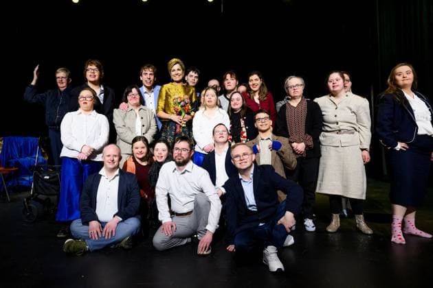 Queen Máxima Opens Theater for Actors With Disabilities - Hengelo Queen Máxima opens the new KamaK Theater in Hengelo. The professional company KamaK Theater works with actors with intellectual disabilities. With a team of directors, theater and music teachers, care workers, and a large number of volunteers, several productions are developed and staged annually. Netherlands, Hengelo, February 18, 2026, KamaK Theater. Photo by Bruno Press ABACAPRESS.COM  Copyright: xBrunoxPress ABACAx