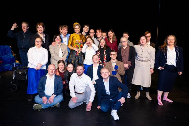 18-02-2026 Hengelo Queen Maxima attended the opening of the professional company KamaK Theater, working with actors with intellectual disabilities, in Hengelo. Â  Copyright: xPPEx