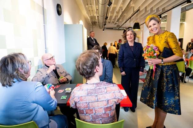 18-02-2026 Hengelo Queen Maxima attended the opening of the professional company KamaK Theater, working with actors with intellectual disabilities, in Hengelo. Â  Copyright: xPPEx