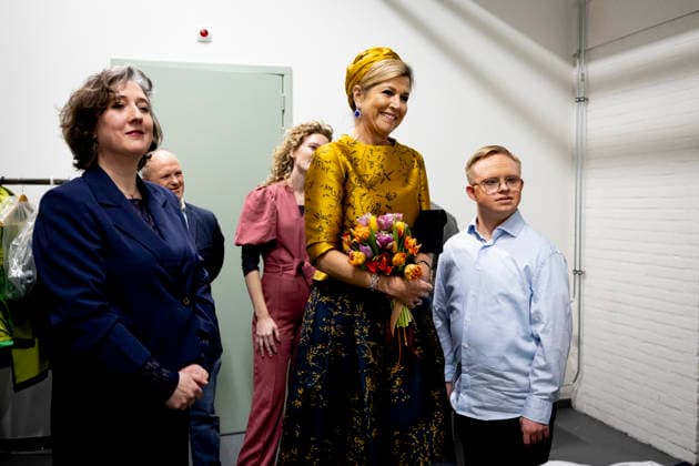 18-02-2026 Hengelo Queen Maxima attended the opening of the professional company KamaK Theater, working with actors with intellectual disabilities, in Hengelo. Â  Copyright: xPPEx