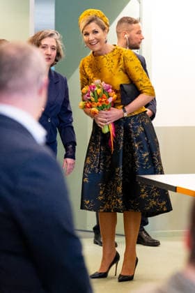 18-02-2026 Hengelo Queen Maxima attended the opening of the professional company KamaK Theater, working with actors with intellectual disabilities, in Hengelo. Â  Copyright: xPPEx