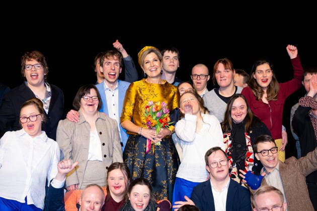 18-02-2026 Hengelo Queen Maxima attended the opening of the professional company KamaK Theater, working with actors with intellectual disabilities, in Hengelo. Â  Copyright: xPPEx