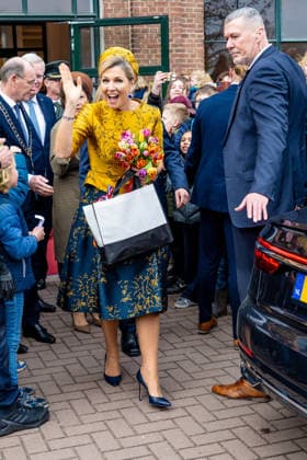 18-02-2026 Hengelo Queen Maxima attended the opening of the professional company KamaK Theater, working with actors with intellectual disabilities, in Hengelo. Â  Copyright: xPPEx