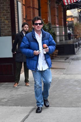 Singer Charlie Puth holds an apple while leaving his New York City hotel for TV interviews as he is seen for the first time since his Superbowl performance Featuring: Charlie Puth Where: New York City, New York, United States When: 18 Feb 2026 Credit: Elder Ordonez INSTARimages EDITORIAL USE ONLY. NOT FOR USE BY NEWSPAPERS BASED IN THE UK. Copyright: xx instar55482495