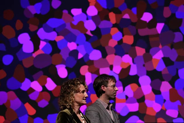 February 18, 2026, Berlin, Germany: Berlinale director Tricia Tuttle (L) attends the Berlinale Camera award ceremony honoring Max Richter during the 76th Berlin International Film Festival (Berlinale), Europe s first major film festival of the year, at Haus Der Berliner Festspiele in Berlin. Berlin Germany  - ZUMAf146 20260218_zip_f146_014 Copyright: xRouzbehxFouladix