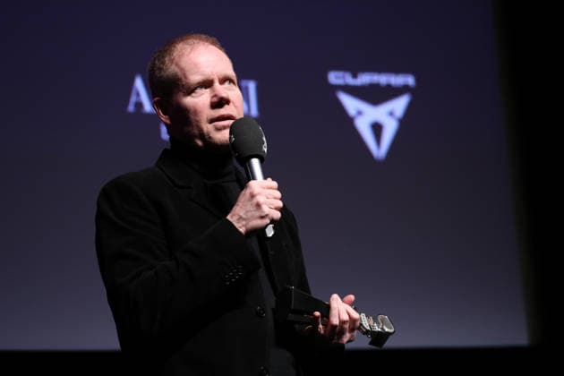 February 18, 2026, Berlin, Germany: British composer Max Richter speaks during the Berlinale Camera award ceremony honoring Max Richter during the 76th Berlin International Film Festival (Berlinale), Europe s first major film festival of the year, at Haus Der Berliner Festspiele in Berlin. Berlin Germany  - ZUMAf146 20260218_zip_f146_022 Copyright: xRouzbehxFouladix