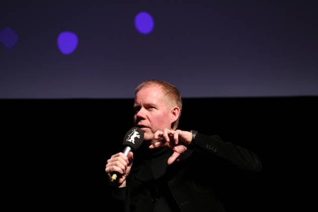 February 18, 2026, Berlin, Germany: British composer Max Richter speaks during the Berlinale Camera award ceremony honoring Max Richter during the 76th Berlin International Film Festival (Berlinale), Europe s first major film festival of the year, at Haus Der Berliner Festspiele in Berlin. Berlin Germany  - ZUMAf146 20260218_zip_f146_024 Copyright: xRouzbehxFouladix