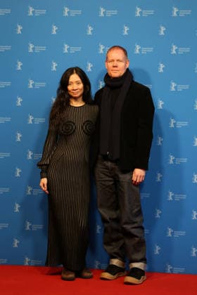 February 18, 2026, Berlin, Germany: Chinese director Chloe Zhao (L), and British composer Max Richter attend the Berlinale Camera award ceremony honoring Max Richter during the 76th Berlin International Film Festival (Berlinale), Europe s first major film festival of the year, at Haus Der Berliner Festspiele in Berlin. Berlin Germany - ZUMAf146 20260218_zip_f146_004 Copyright: xRouzbehxFouladix