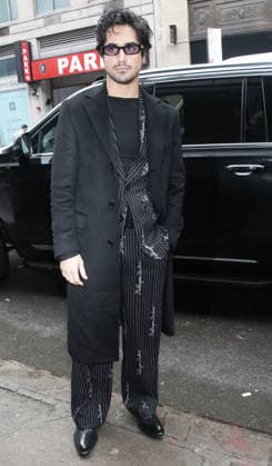 NEW YORK, NY- FEBRUARY 18: Avan Jogia seen at talk show Sherri on February 18, 2026 in New York City. Copyright: xRWx