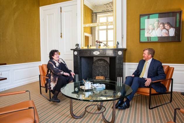 Den Haag, The Netherlands, 2026-02-18 11:46:47 THE HAGUE, 18-12-2026, Huis ten Bosh Palace, King receives House of Representatives Party Chair Caroline van der Plas - BBBPHOTO: NLBeeld POOL Wesley de Wit Credit: NL Beeld Patrick van Emst  Copyright: xx x