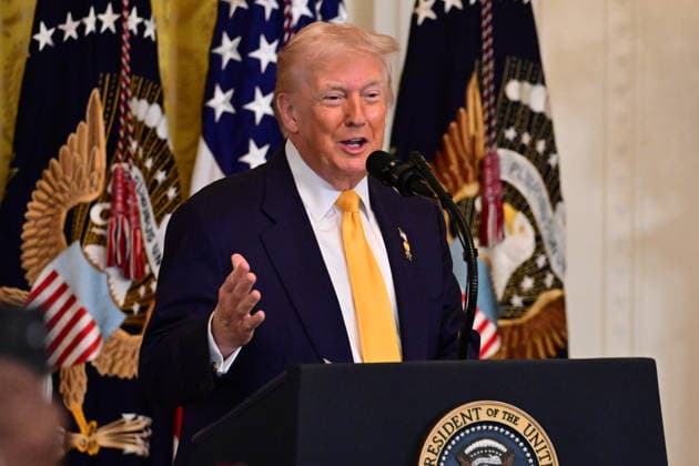 President Donald J. Trump Speaks At White House Black History Month Reception (NEW) President of the United States Donald J. Trump speaks at a Black History Month Reception at The White House. February 18, 2026, Washington, D.C., USA: United States President Donald J. Trump speaks at a Black History Month Reception. Mandatory Credit: Kyle Mazza TheNews2 (Foto: Kyle Mazza Thenews2 imago images) President Donald J. Trump Speaks At White House Black History Month Reception  Copyright: xKylexMazzax