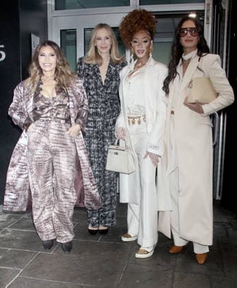 NEW YORK, NY- FEBRUARY 16: Loren Ridinger, Dee Ocleppo Hilfiger, Winnie Harlow, Isabela Rangel seen at Good Day NY promoting the Prime Video series The CEO Club on February 18, 2026 in New York City. Copyright: xRWx
