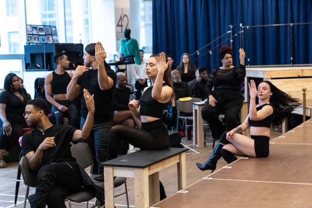 February 18, 2026, Bronx, New York, USA: Cast performs during press preview for upcoming Broadway musical Cats: The Jellicle Ball at New 42nd Street Studios in New York, NY on February 18, 2026. Bronx USA - ZUMAr339 20260218_znp_r339_075 Copyright: xLevxRadinx
