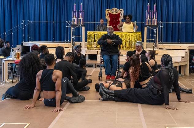 February 18, 2026, Bronx, New York, USA: Junior Labeija and Cast perform during press preview for upcoming Broadway musical Cats: The Jellicle Ball at New 42nd Street Studios in New York, NY on February 18, 2026. Bronx USA  - ZUMAr339 20260218_znp_r339_081 Copyright: xLevxRadinx