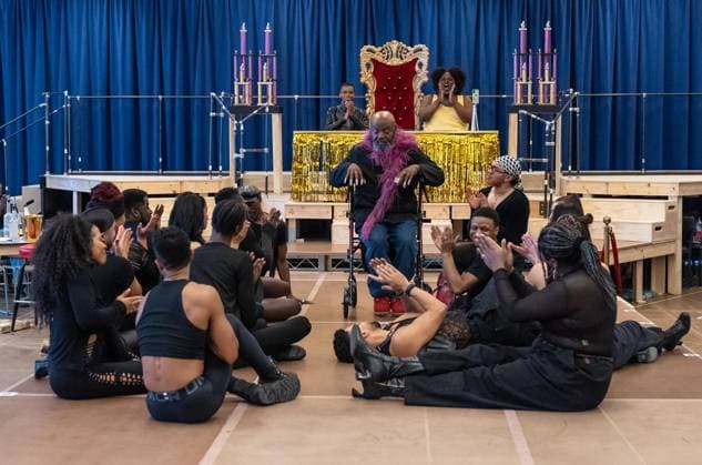 February 18, 2026, Bronx, New York, USA: Junior Labeija and Cast perform during press preview for upcoming Broadway musical Cats: The Jellicle Ball at New 42nd Street Studios in New York, NY on February 18, 2026. Bronx USA  - ZUMAr339 20260218_znp_r339_082 Copyright: xLevxRadinx