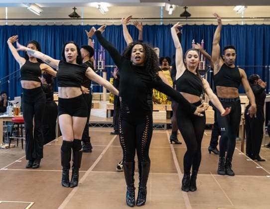 February 18, 2026, Bronx, New York, USA: Dava Huesca and Cast perform during press preview for upcoming Broadway musical Cats: The Jellicle Ball at New 42nd Street Studios in New York, NY on February 18, 2026. Bronx USA  - ZUMAr339 20260218_znp_r339_085 Copyright: xLevxRadinx